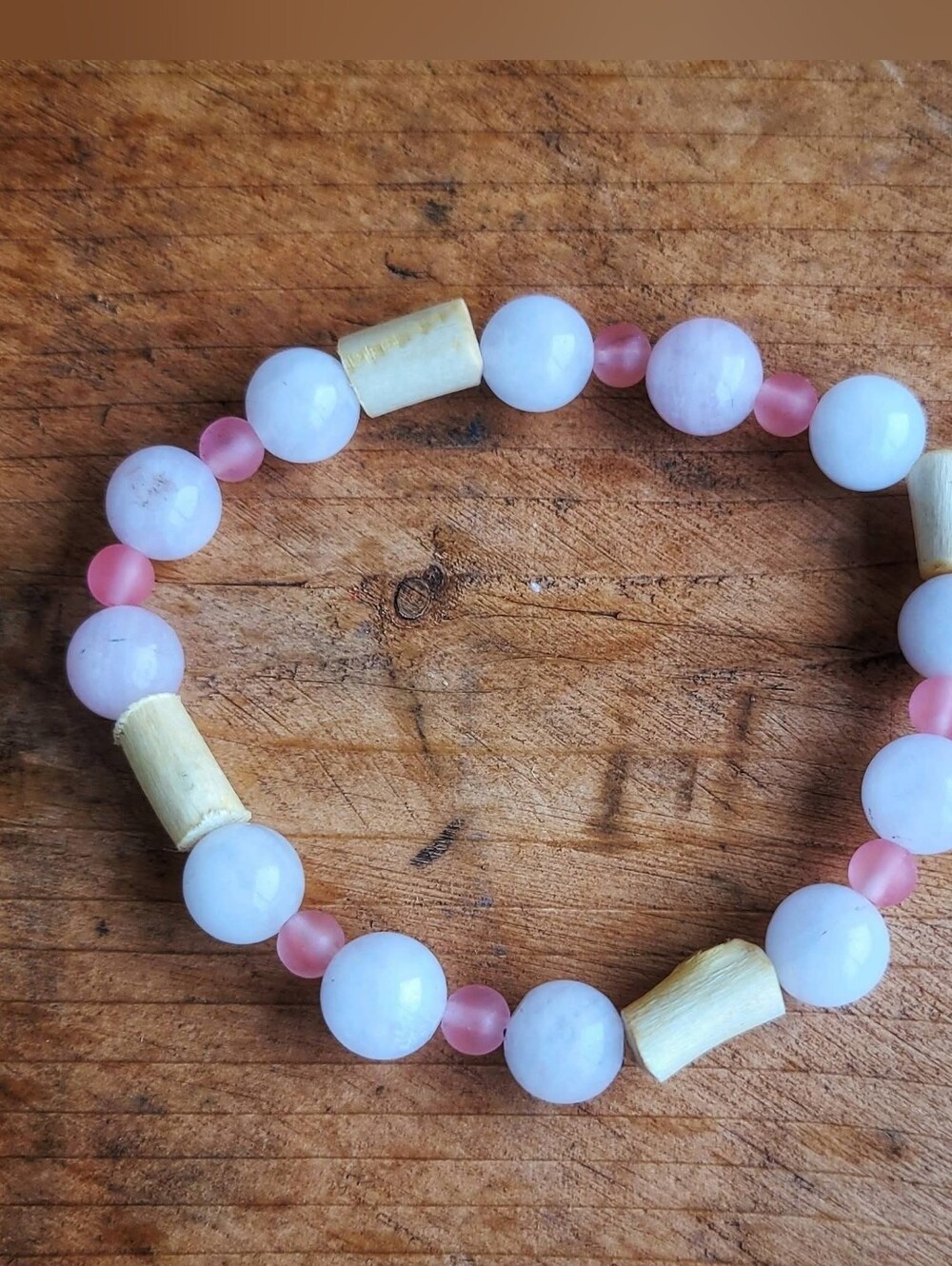 Rose Quartz Boho Bracelet